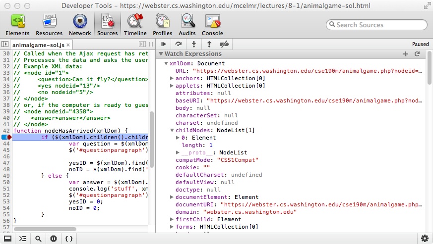 Firebug Debug Ajax