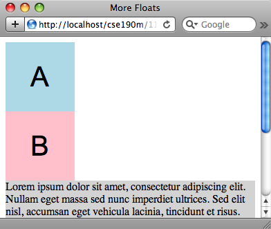 original morefloats.html screenshot