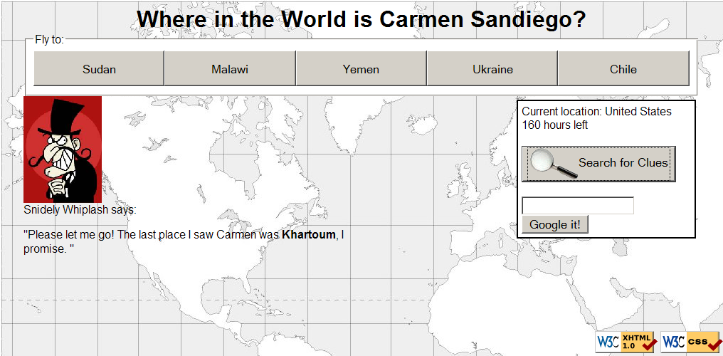 Here's How to Catch Carmen Sandiego on Google Earth